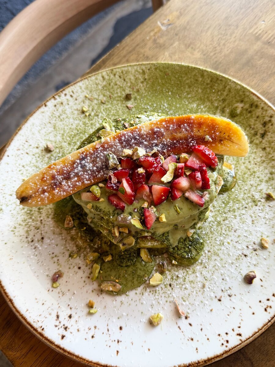 Pistachio Matcha Buttermilk Pancake